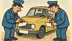 Vic: Stoje dva policajca pored auta...