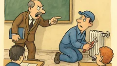 Vic: Ulazi profesor na sat i zatekne...