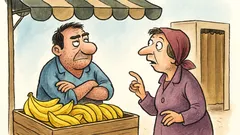 Vic: Prodaje čovjek banane, prilazi žena i...